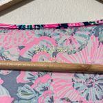 Lilly Pulitzer  Johana Cover-Up Dress Size Medium Tropical Pink Blue Oyster Bay Photo 2