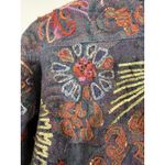 Chico's Soutache Embroidered Jacket Size 2 US 12 Art to Wear Artsy Boho Textured Photo 5