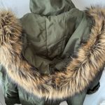 Baby Phat Vintage Y2K  Faux Fur Hoody Coat Jacket Green Parka Small MINTcondition Photo 7