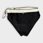 BOAMAR Sophie Tie Waist Bikini Bottoms Size Medium Black Photo 4
