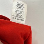 J.Crew  Skirt 2 Red Cotton Lace Trim Floral Eyelet Career Preppy Boho Romantic Photo 5