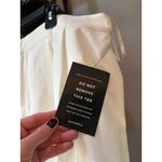 retrofete Alyson Low Waist Wide Leg Short White Womens Size XL Photo 9