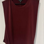 Banana Republic NWT  Burgundy Crewneck Tank Blouse size medium Photo 0