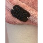 Free People  Pink Crushed Velvet Split Hem Tunic Dress M Photo 4