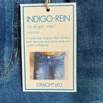 Indigo Rein 🆕 Straight Leg Distress Jeans 13🆕 Photo 11