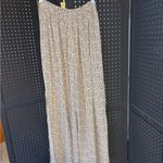 Love Black and Cream Leopard Print Pants Brown Size L Photo 8