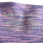 Outdoor Voices  Purple Pink High Waisted Shorts Leggings Workout Size Medium Photo 1