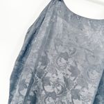 Womens Vintage 90s Whimsigoth Dark Romantic Black Floral Jacquard Dress Size L Size L Photo 3