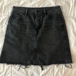 Old Navy High Wasted Black Jean Skirt Photo 0