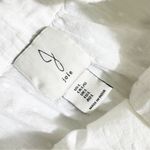 Joie  Womens White Pajama Set Shorts Top Swiss Dot Lace Detail Cotton Size L Photo 2