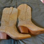 Sparkly Cowgirl Boots Silver Size 10 Photo 0