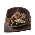 Eddie Bauer Vintage Fedora Hat Brown Wool Unisex Size L Casual Fall Photo 1