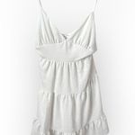 Altar'd State Altar’d State White Tiered Mini Dress | Size Small Photo 0
