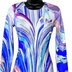 Bebe  Watercolor Swirl Bodycon Dress Photo 1