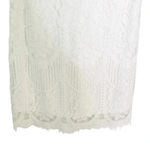 Lulus NWT  Delia White Lace Strapless Midi Dress Bridal Party Size S Photo 9