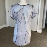 Vneck Beaded/ Sequin Top Silver Photo 2