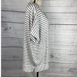 Chico's Weekends By  3 Shirt Womens XL Striped V Neck Short Sleeves Stretch Photo 2