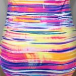 Ralph Lauren Lauren  pastel stripe swimsuit. New Photo 7