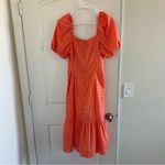 ASOS Wednesdays girl puff sleeve midi smock dress Photo 4