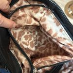 B Makowsky B. Makowsky Black Leather Handbag with Silver Hardware Photo 10