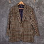 Liz Sport  Vintage 2 Buttons Womens Blazer Wool Dark Academia Office Size 14 Photo 0