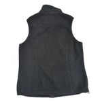 LL Bean Fleece Vest Black Zip Up BRANDED Women's Size Large Gorpcore Photo 1