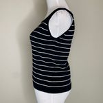 Joseph A Sleeveless Tank Shell Sweater Sz Medium Black Photo 3