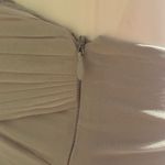 Ann Taylor Straples Light Gray Heart Shape Neckline Empire Waist Mini Dress SZ 2 Photo 5