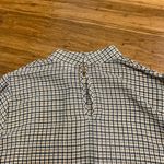 A New Day Plaid Mock Neck Long Bell Sleeve Blouse Womens Size XXL Workwear Photo 4