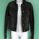 American Eagle Black Denim Jacket Photo 1
