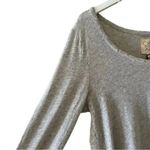 Chaser NWT  REVOLVE SCOOP NECK W/ POCKET Long Sleeves Heather Gray  Top SZ M Photo 5