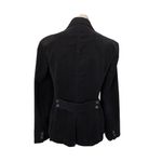 Lands' End Lands’ End Black Corduroy Cargo Pockets Blazer Jacket Coat Women’s Size 8 Photo 3