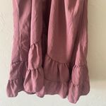 Free People mauve pink spaghetti strap tiered ruffle dress Photo 5