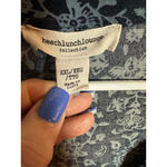 BeachLunchLounge  Navy Floral Long Sleeve Dress Plus XXL Photo 2