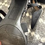 Christian Siriano Shoes Size 7.5 Suede Block Heel Lace Up Mesh Pumps Whimsigoth Black Photo 7