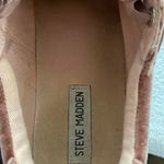 Steve Madden Bertie-V lace up faux velvet fashion sneakers size 8.5B Photo 7