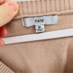 FATE. zebra arm sweater v neck size medium Photo 2