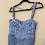 House Of CB  ‘Josephine’ Baby Blue‎ Pleated Corset Midi Dress NWOT size L Photo 9
