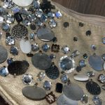 Mary Frances seashell beaded shoulder bag Silver Photo 4