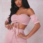 SheIn Pink Two Piece Set Photo 4