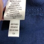 Chico's Chico’s Linen Open Front Lace Back Jacket Blue Small Photo 9