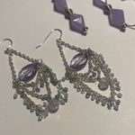 Lot Of 5 Costume Earrings Pierced Dangle Drop Photo 7