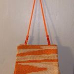 Shades of Orange Weaved Purse Photo 1