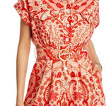 Farm Rio  Jaipur Floral Paisley Linen Romper Size Medium Photo 0