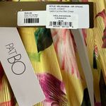 PatBO Laelia Cut Out Floral Maxi Dress Size XS Canary Photo 4