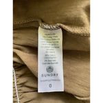 Sundry Brown Cappuccino Elastic Neck Raglan Sleeve Smocked Dress Size 0 Photo 8