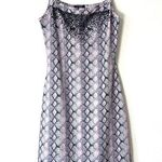 Eye Candy Vintage Y2K Purple Snakeskin Sleeveless Dress Size Medium Photo 0