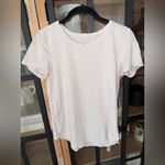 Lululemon love crew t-shirt tee short sleeve strawberry milk pale blush pima Photo 1