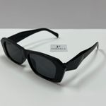 Black Square Sunglasses / Retro Black Sunglasses Photo 1