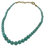Talbots Teal beaded necklace Photo 3